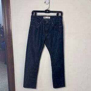 Levi's 511 Women's Dark Indigo Straight Jeans Size 18  29 X 29